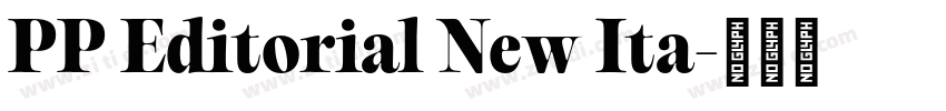 PP Editorial New Ita字体转换